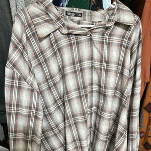 Cropped Distressed Flannel!